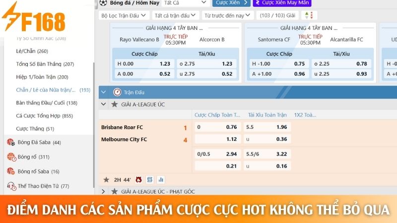 Những sản phẩm cược siêu hot không thể bỏ lỡ